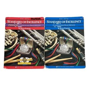 Standard of Excellence  Set of Two-Tuba Practice Books Comprehensive Band Method